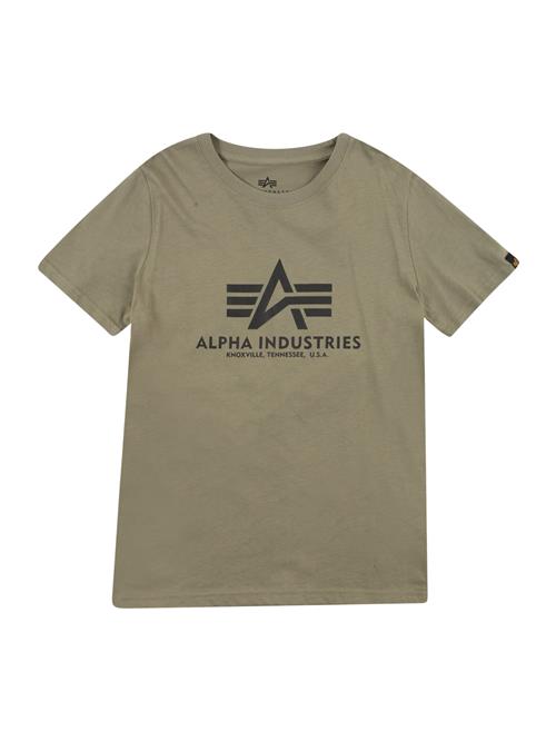 ALPHA INDUSTRIES Shirts  oliven / sort