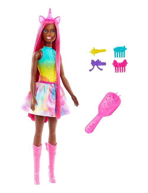 Barbie | A Touch Of Magic Unicorn Doll With 7-Inch-Long Fantasy Hair & Accessories For Styling Play | ONE SIZE