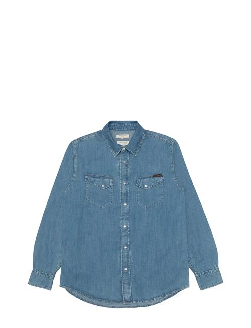 Nudie Jeans | Gunnar Light Used Denim Shirt Light Blue | X L