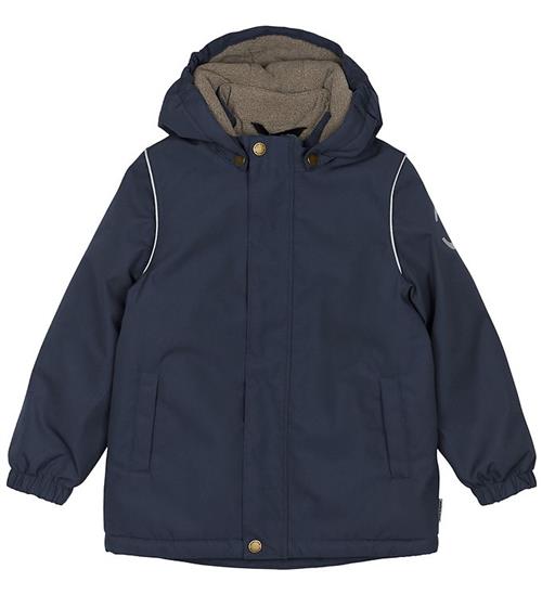 Mikk-Line Vinterjakke - Solid - Blue Nights