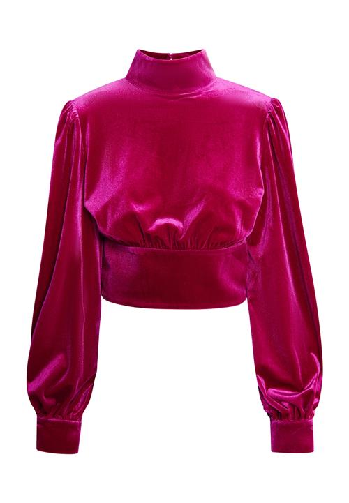 faina Bluse  mørk pink