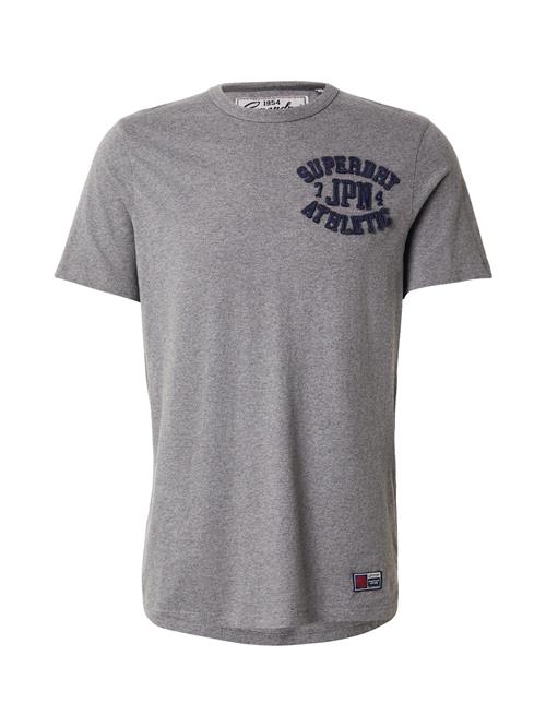 Superdry & Co Bluser & t-shirts 'Vintage Athletic'  marin / grå-meleret