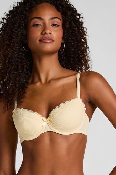 Hunkemöller Formstøbt bøjle-bh Lola Gul