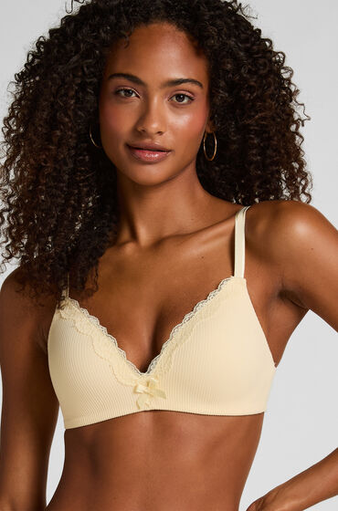Hunkemöller Formstøbt bh uden bøjle Lola Gul