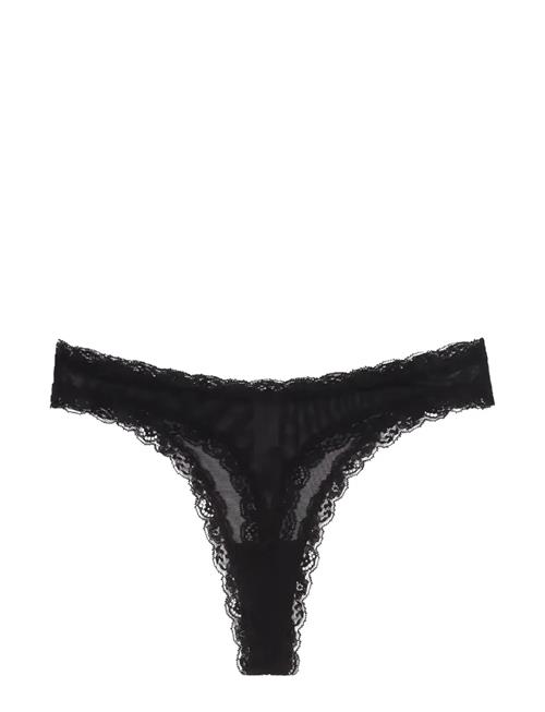 Understatement Underwear | Mesh Lace Trim Thong | L