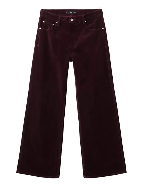 Mango | Wide-Leg Velvet Jeans | 36