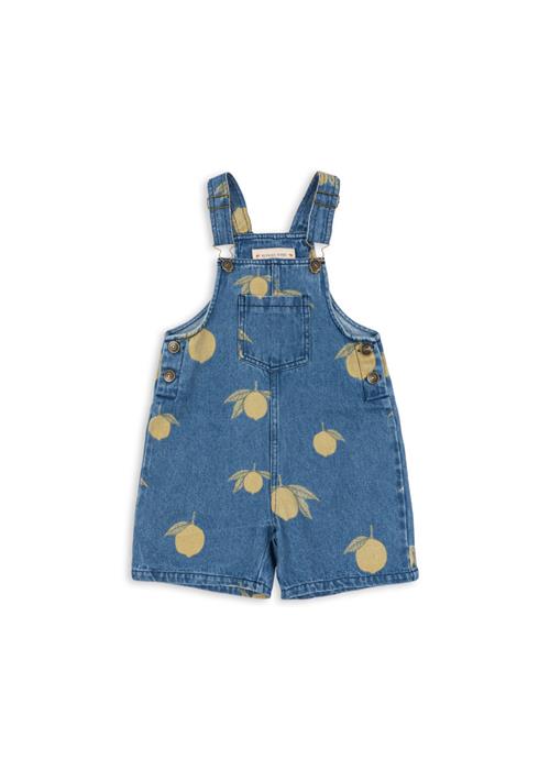 Konges Sløjd GOTS Magot Dungarees I Denim Lemon Denim  Lemon Denim 9 months  Blå  9 måneder  mand