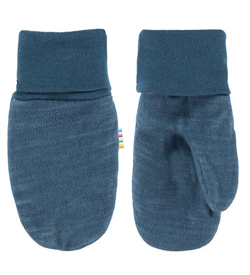 Joha Luffer m. Tommel - Uld/Bambus - Dark Denim