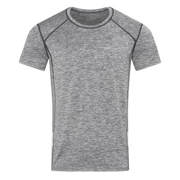 Stedman Recycled Men Sports-R Reflect Grå polyester Large Herre