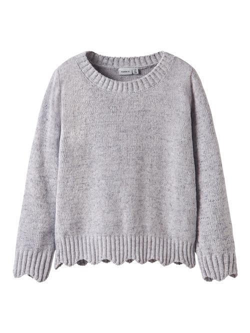 NAME IT Striktrøje Bolinne Lilac Marble