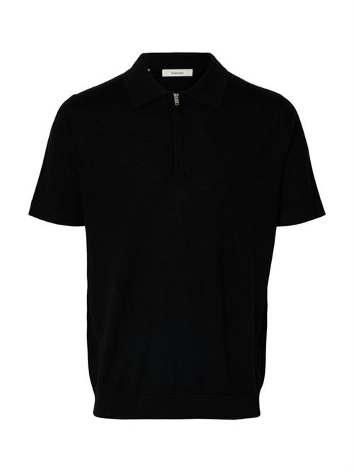 SLHTRAY SS KNIT HALF ZIP POLO NOOS