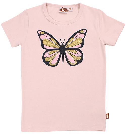 DYR T-shirt - DyrGrowl - Lt Rose Sommefugl