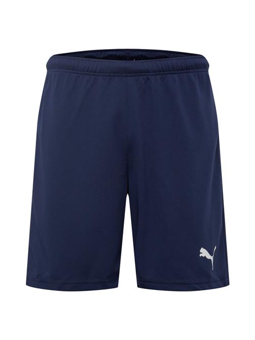 PUMA Sportsbukser 'TeamRise'  navy / hvid