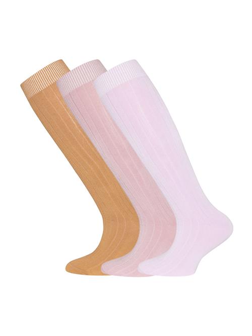 EWERS Sokker  karamel / pink / lyserød