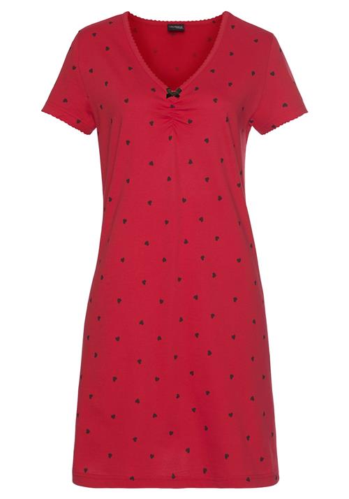 VIVANCE Natskjorte 'Dreams'  blodrød / sort