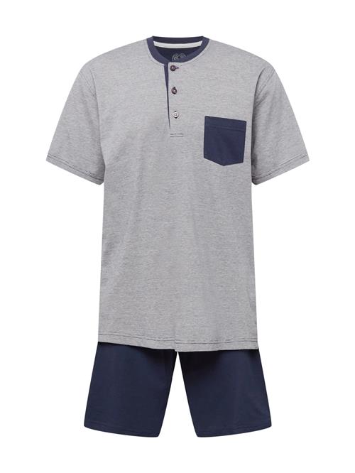 CECEBA Pyjamas kort  navy / grå-meleret