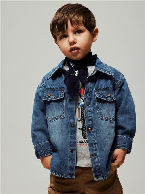 NAME IT Overshirt Blue Medium Blue Denim