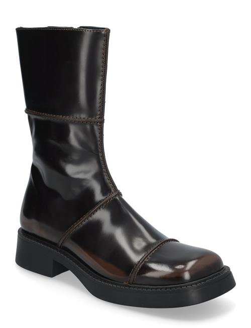 MIISTA | Dahlia Dark Brown Ankle Boots | 39