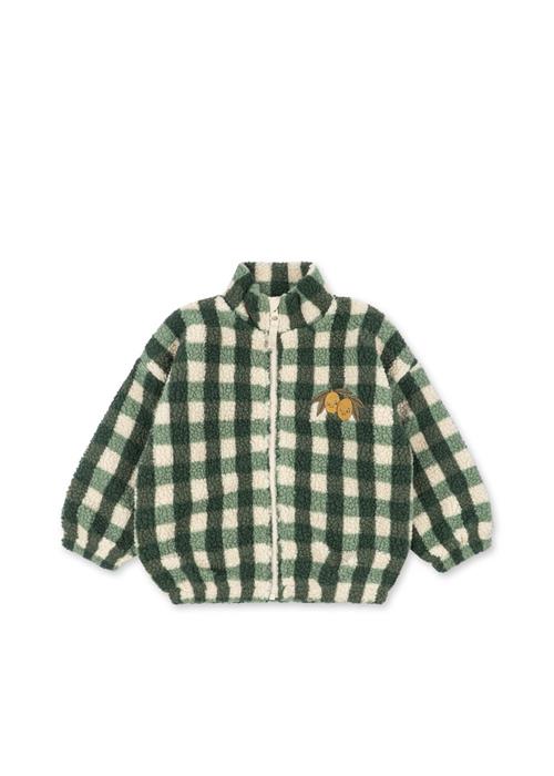 Konges Sløjd Jody Teddy-jakke Green Check  Green Check 4 Y  Grøn  4 år  mand