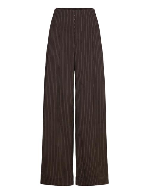 ROTATE | Pinstripe Wide Leg Pants | 38