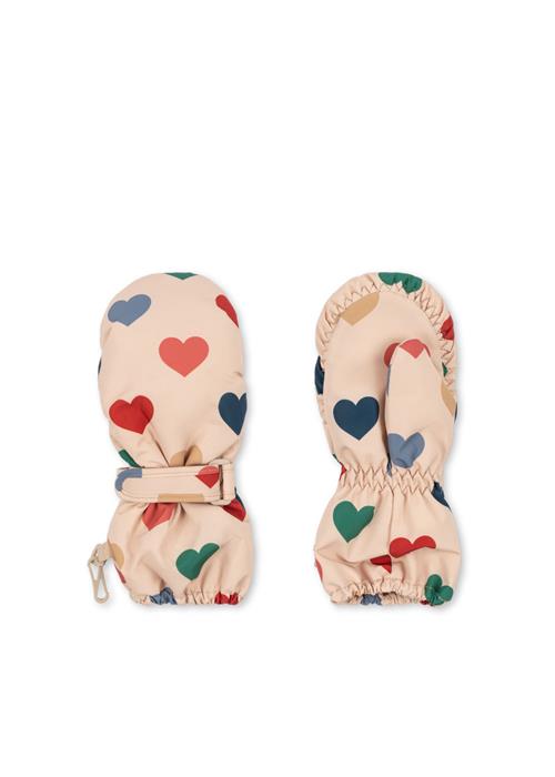Konges Sløjd Nohr Snow Mittens Print Coeur Coloré Nohr Snow Mittens Print Coeur Coloré 12-18M  Beige  12-18 måneder  kvinde