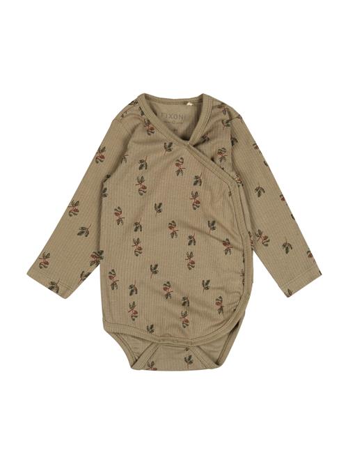 Fixoni Sparkedragt/Body  khaki / mørkegrøn / mørkerød