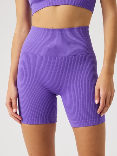 Björn Borg Studio Seamless Ribbed Shorts Lilla, S