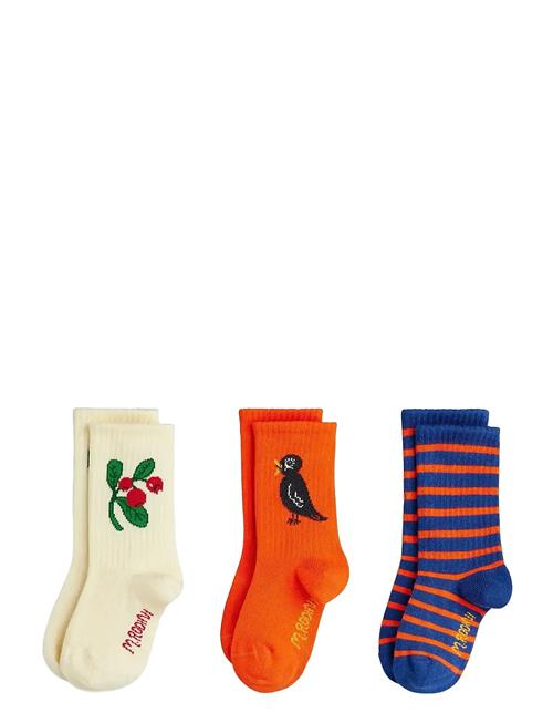 Mini Rodini | Lingonberries 3-Pack Socks | 28/31