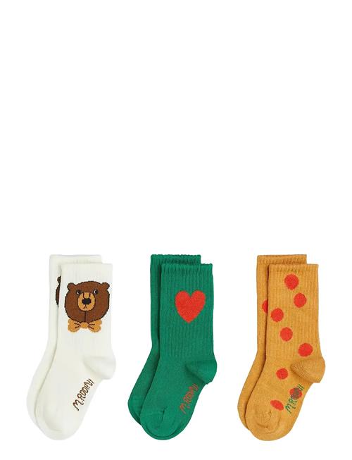 Mini Rodini | Bear 3-Pack Socks | 16/19