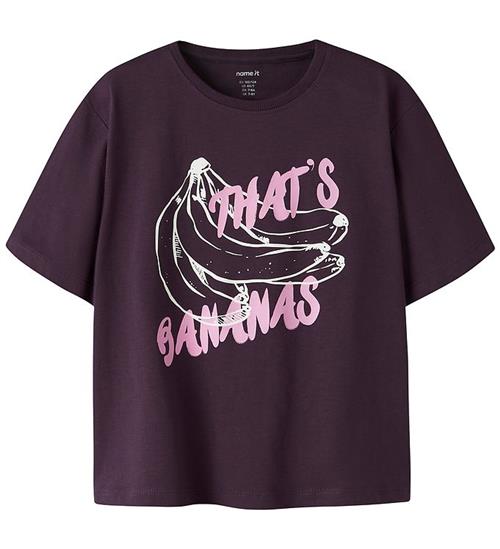 Name It T-shirt - NkfBenna - Blackberrt Wine