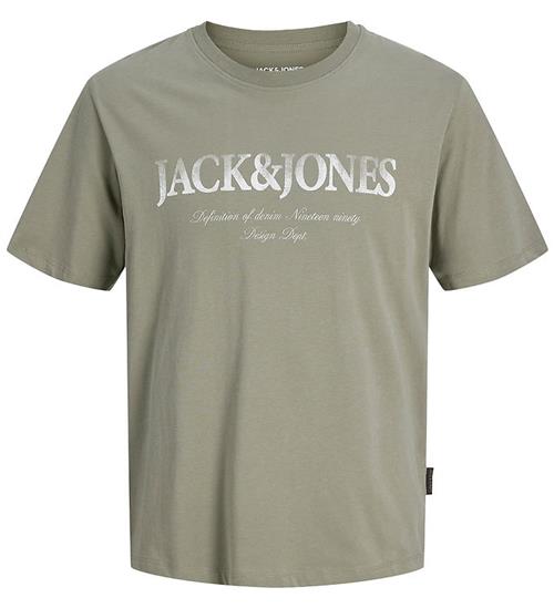 Jack & Jones T-shirt - JjDevin - Vetiver m. Print