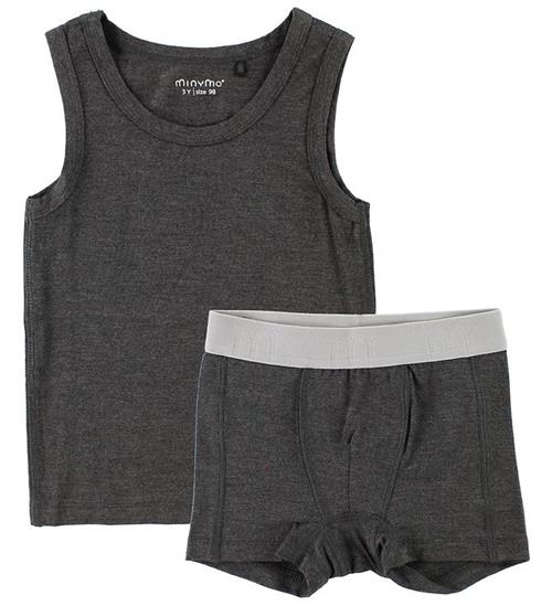 Minymo Undertøj - Bambus - Koksgrå