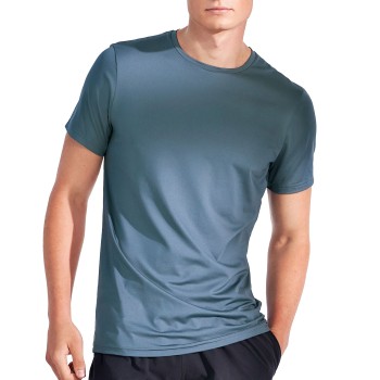 Bread & Boxers Bread and Boxers Active Crew Neck Blå polyester X-Small Herre