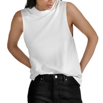 Bread & Boxers Bread and Boxers Soft Fiber Tank Top Hvid viskose X-Large Dame