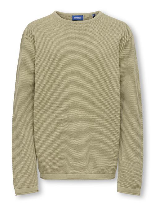 ONLY & SONS Striktrøje Panter Chinchilla