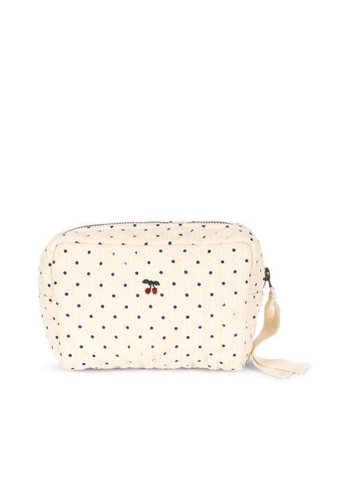 Konges Sløjd Seersucker Lille Toilettaske Estate Dot  Estate Dot One Size  Hvid  One Size  unisex