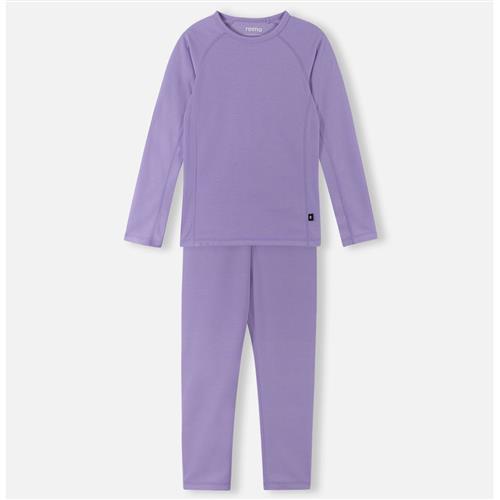 Se Reima Lani Blomstret Basislag Syrenfarvet 100 cm  Lilla  100 cm  unisex hos Babyshop