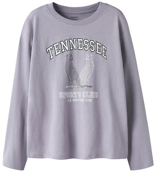 Name It Bluse - NkfVelda - Lavender Gray/Tennessee