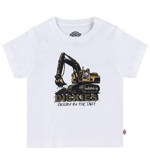 Dickies T-shirt - Excavator Graphic - Hvid