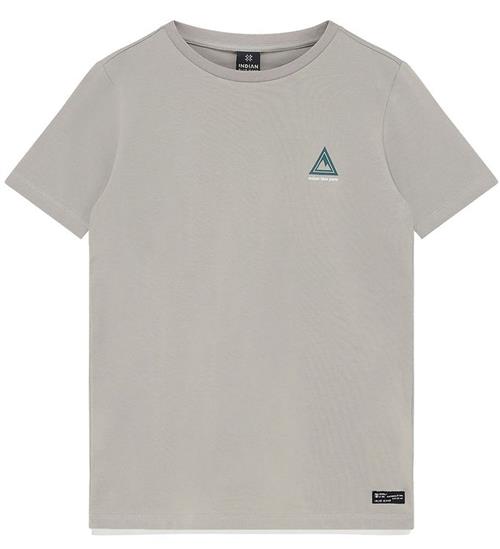 Indian Blue Jeans T-Shirt - Light Dusty Grey m. Print