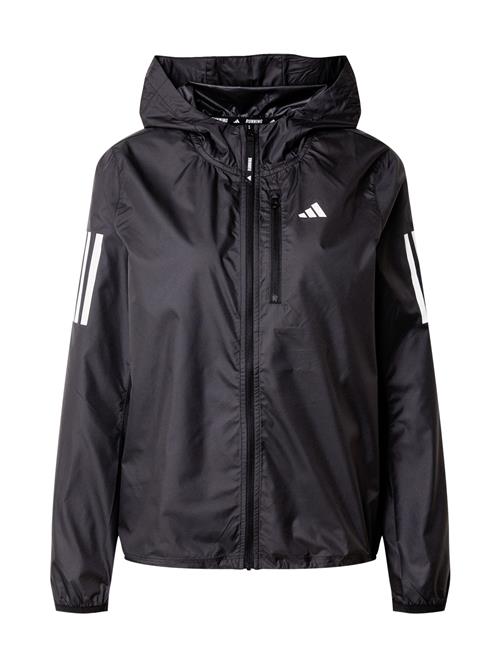 ADIDAS PERFORMANCE Sportsjakke 'Own The Run'  sort / hvid