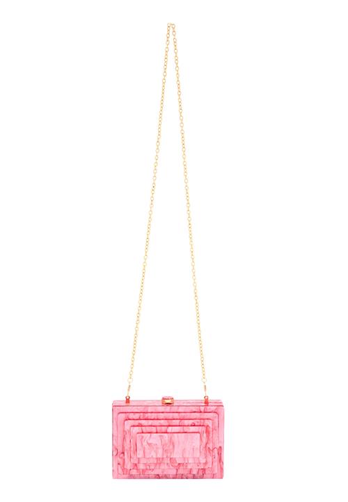 FELIPA Clutch  pink / mørk pink