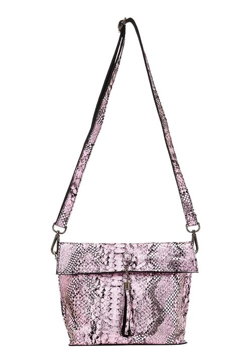 faina Skuldertaske  pink / sort