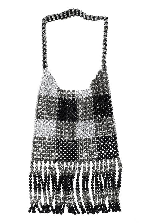 FELIPA Skuldertaske  grå / sølv