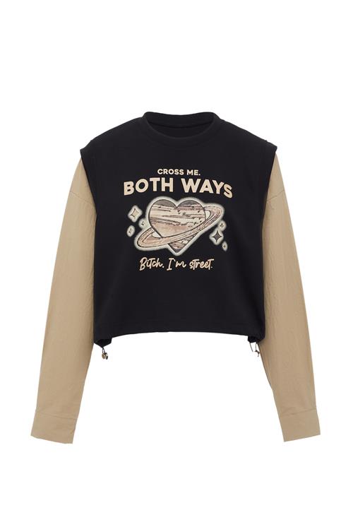 HOMEBASE Sweatshirt  beige / sand / sort