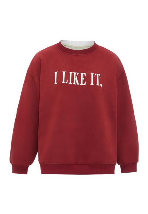 HOMEBASE Sweatshirt  rød / hvid