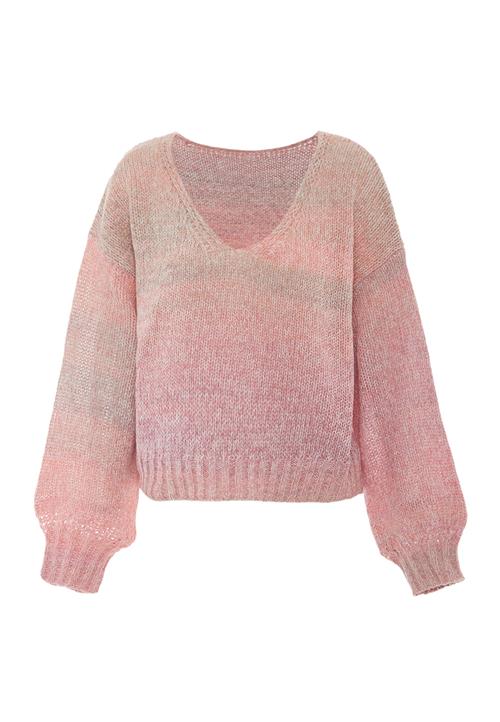 MYMO Pullover  grøn / lyserød / gammelrosa / lys pink
