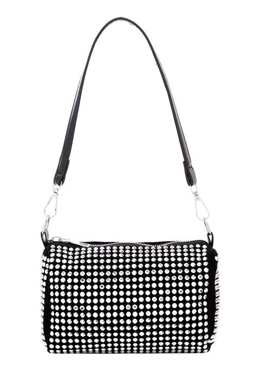 FELIPA Skuldertaske  sort / sølv