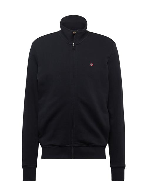 NAPAPIJRI Sweatjakke 'BALIS'  navy / rød / sort / offwhite