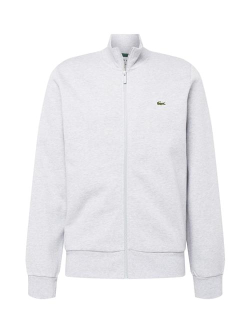 LACOSTE Sweatjakke  grå-meleret / grøn